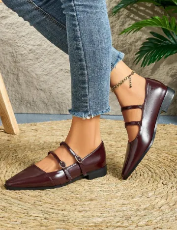 Pantofi SHEIN, visiniu