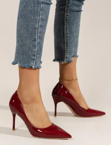 Pantofi SHEIN, visiniu