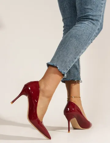 Pantofi SHEIN, visiniu