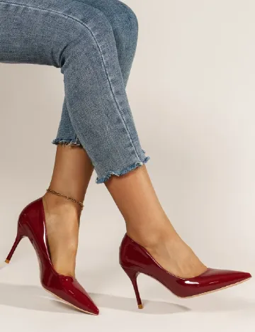 Pantofi SHEIN, visiniu