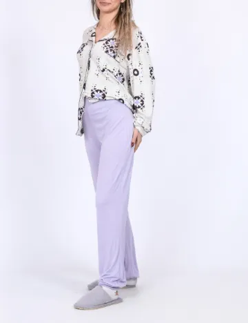 Pantaloni de pijama Vero Moda, mov