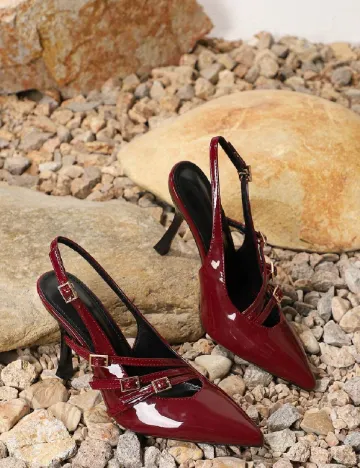 Pantofi SHEIN, rosu
