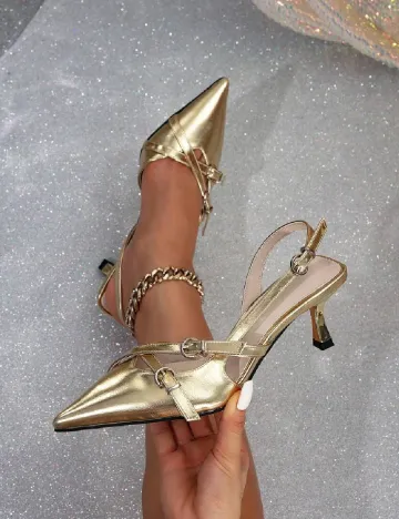 Pantofi SHEIN, auriu