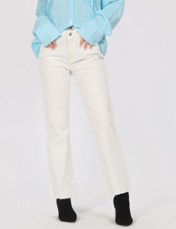 Pantaloni Vero Moda, alb