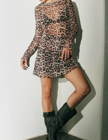 Fusta Noisy May, animal print