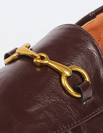 Mocasini SHEIN, maro