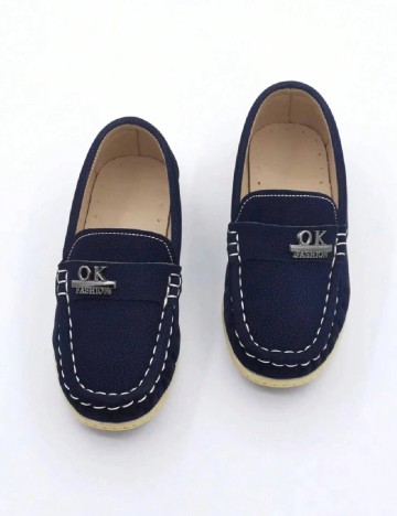 Mocasini Shein Kids, bleumarin