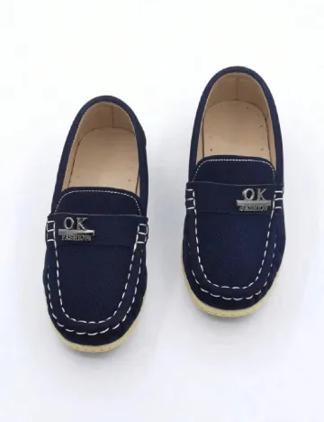 Mocasini Shein Kids, bleumarin
