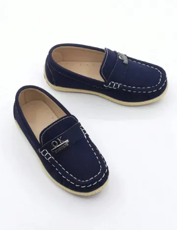 Mocasini Shein Kids, bleumarin