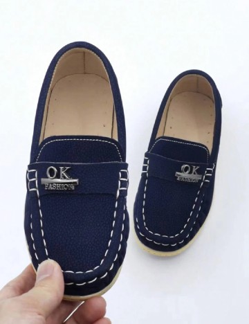 Mocasini Shein Kids, bleumarin