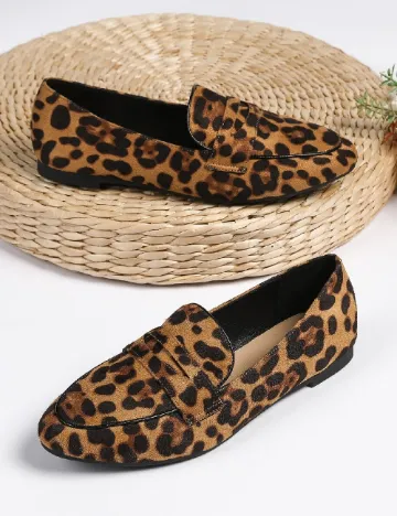 Mocasini SHEIN, animal print