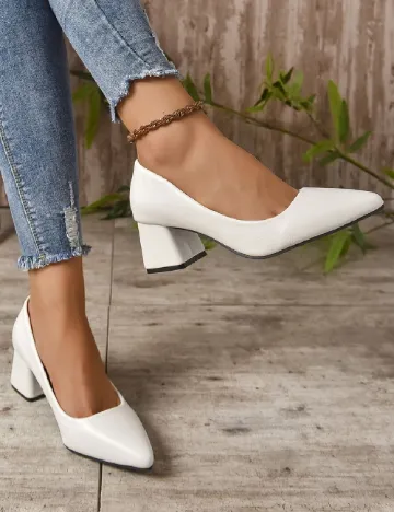Pantofi SHEIN, alb