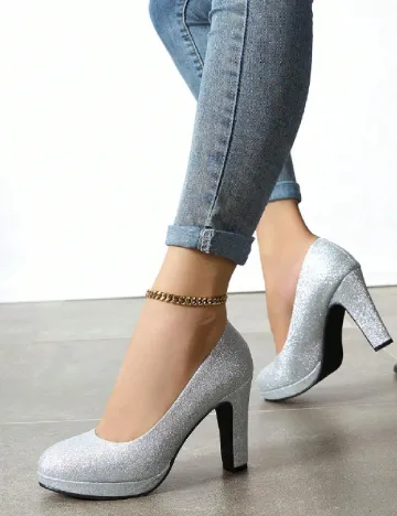 Pantofi SHEIN, argintiu