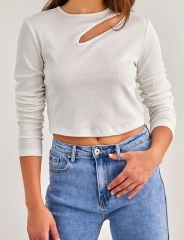 Top Vero Moda, alb
