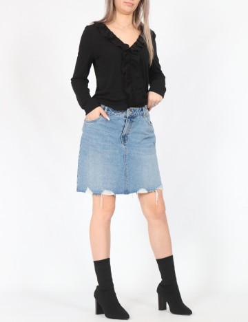 Fusta Vero Moda, albastru