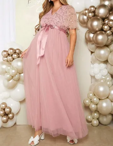 Rochie lunga SHEIN Maternity, roz