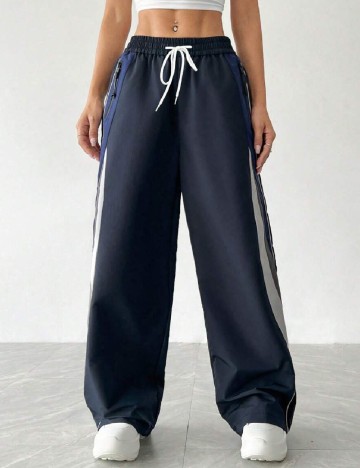Pantaloni SHEIN, albastru
