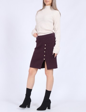 Fusta Vero Moda, pruna
