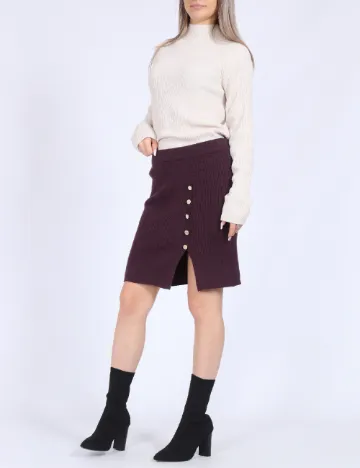 Fusta Vero Moda, pruna