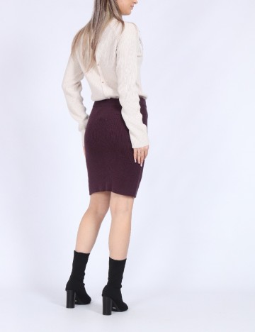 Fusta Vero Moda, pruna