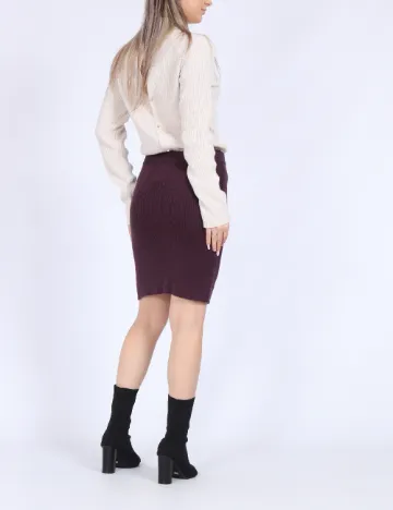 Fusta Vero Moda, pruna