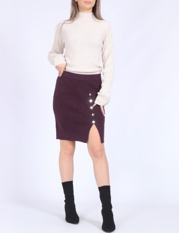 Fusta Vero Moda, pruna