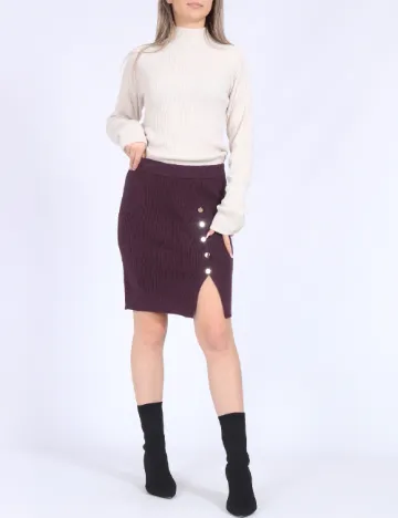 Fusta Vero Moda, pruna