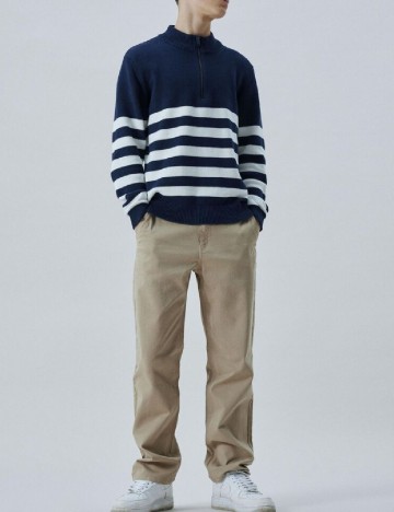Pantaloni LMTD, crem