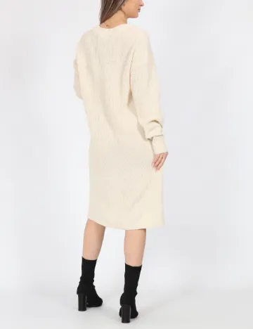 Rochie medie Vero Moda, ecru