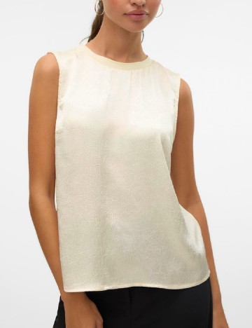 Bluza Vero Moda, crem