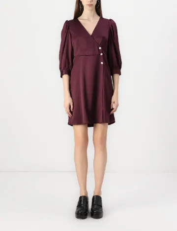 Rochie scurta Vero Moda, pruna