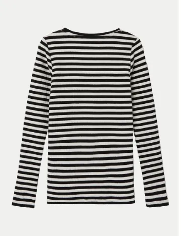Bluza Name It, alb/negru