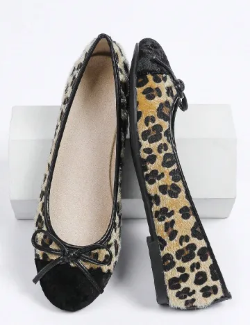Balerini SHEIN, animal print Animal print