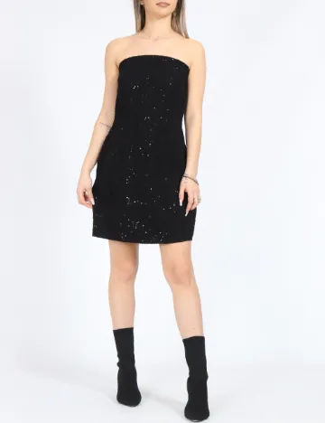 Rochie scurta Noisy May, negru