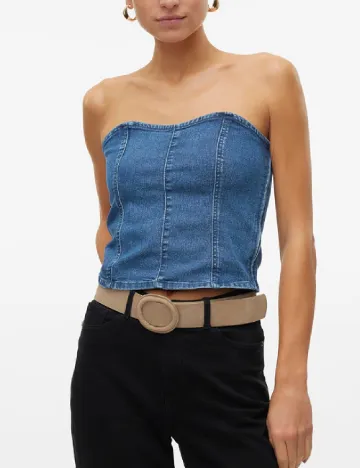 Top Vero Moda, albastru
