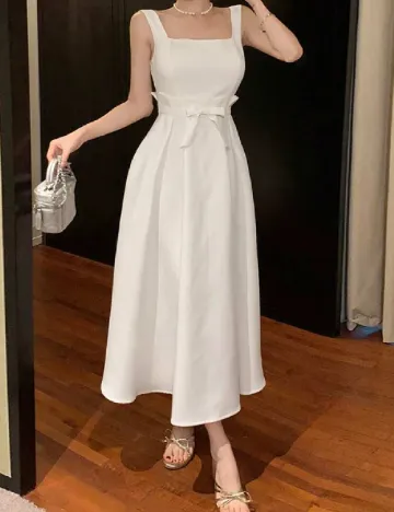 Rochie medie SHEIN, alb