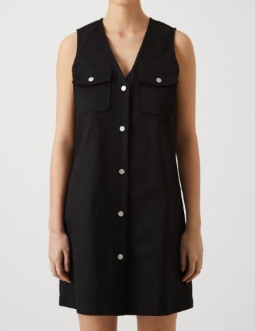Rochie scurta Pieces, negru