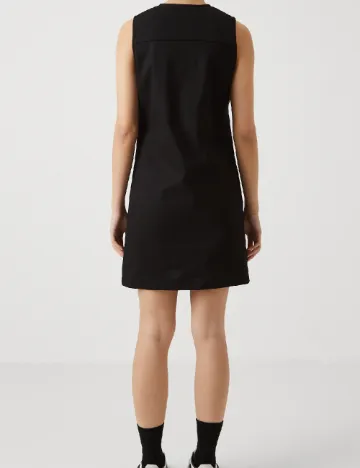 Rochie scurta Pieces, negru