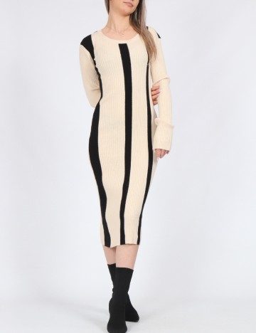 Rochie medie Vero Moda, crem