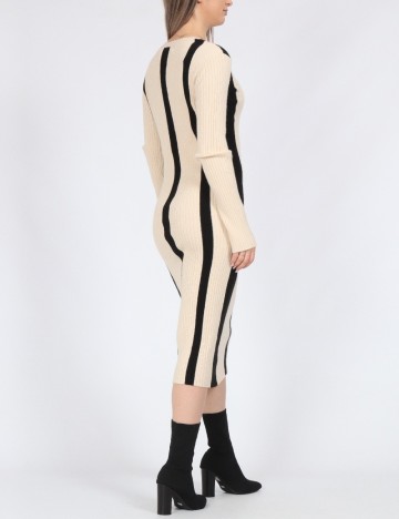 Rochie medie Vero Moda, crem