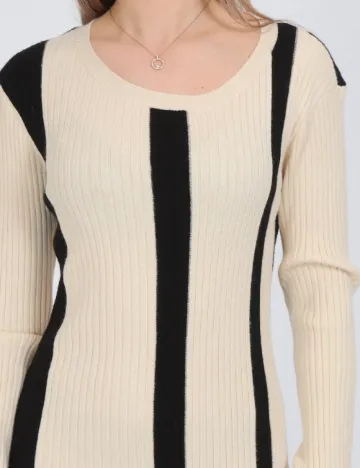 Rochie medie Vero Moda, crem