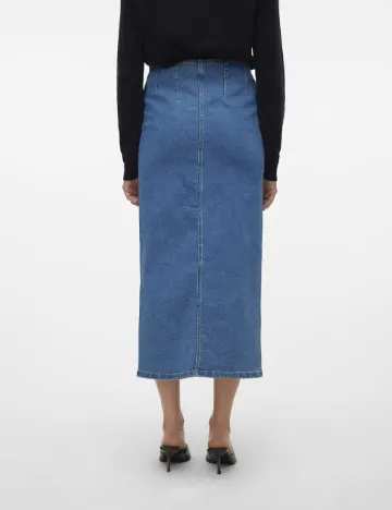 Fusta Vero Moda, albastru
