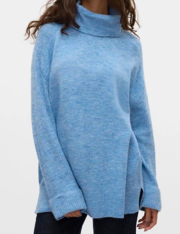 Pulover Oversize Vero Moda, albastru