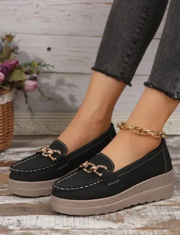 Mocasini SHEIN, negru