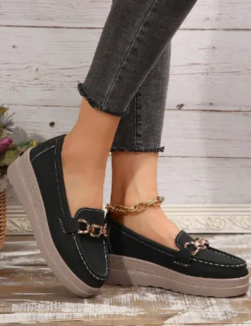 Mocasini SHEIN, negru