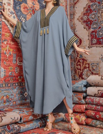 Rochie lunga SHEIN, albastru