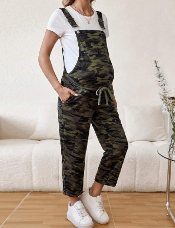 Salopeta SHEIN Maternity, army