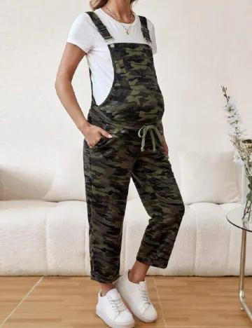 Salopeta SHEIN Maternity, army