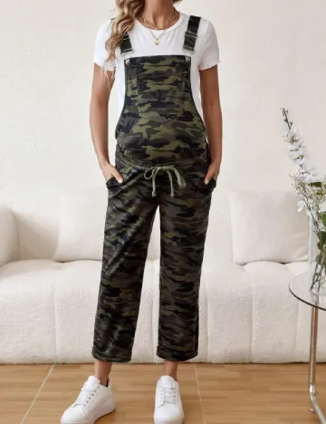 Salopeta SHEIN Maternity, army