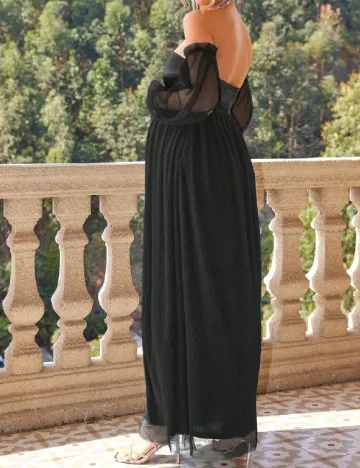 Rochie lunga SHEIN Maternity, negru
